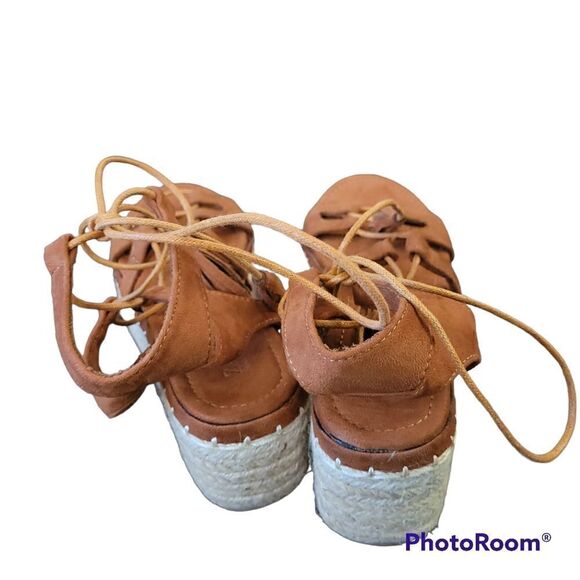 Zara suede platform gladiator esperadilles - Picture 4 of 5